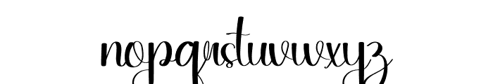 Pursuit Font LOWERCASE