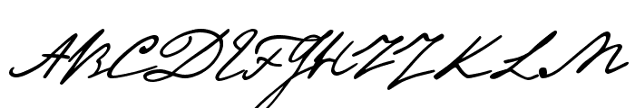 Pushkin Font UPPERCASE