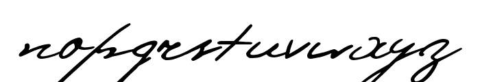 Pushkin Font LOWERCASE