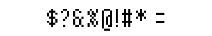 Puzzle Tale Pixel BG Font OTHER CHARS