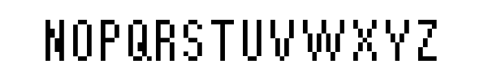 Puzzle Tale Pixel BG Font UPPERCASE