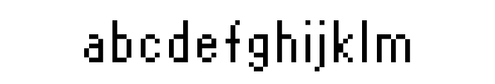 Puzzle Tale Pixel BG Font LOWERCASE