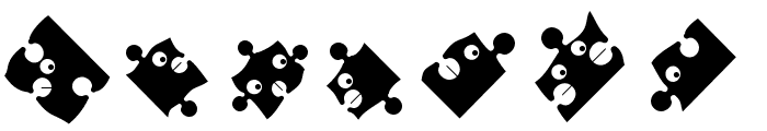 PuzzleParts Font OTHER CHARS