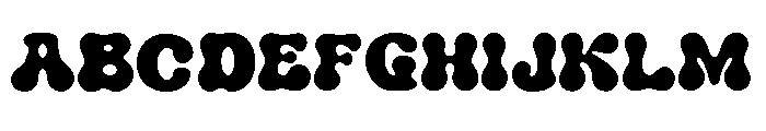 puffy chips DEMO Regular Font UPPERCASE