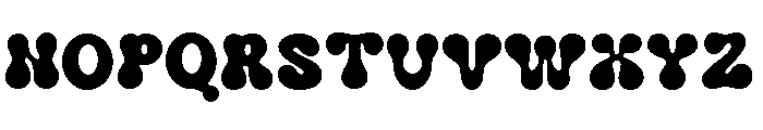 puffy chips DEMO Regular Font UPPERCASE