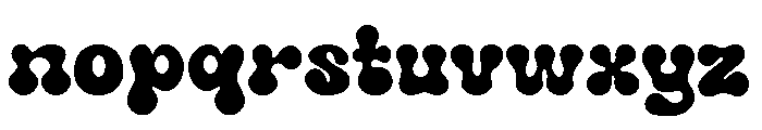 puffy chips DEMO Regular Font LOWERCASE
