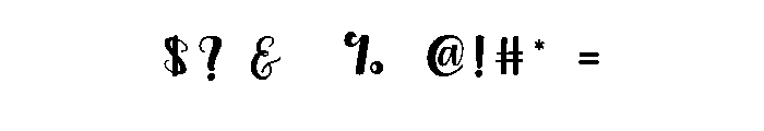 puttroe Font OTHER CHARS