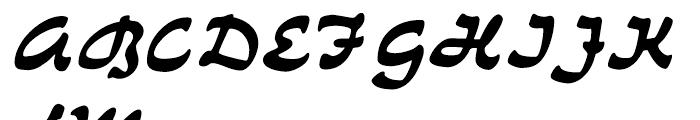 Puma Regular Font UPPERCASE