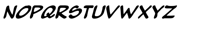 Pumpkinseed Black Oblique Font UPPERCASE