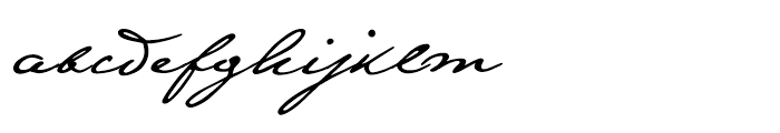 Pushkin France Font LOWERCASE