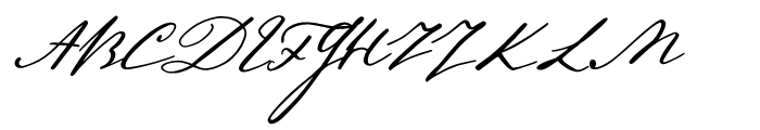 Pushkin Script High Font UPPERCASE