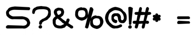 Punavuori Distorted Font OTHER CHARS