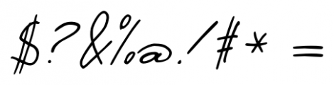 Pushkin Script Low Font OTHER CHARS