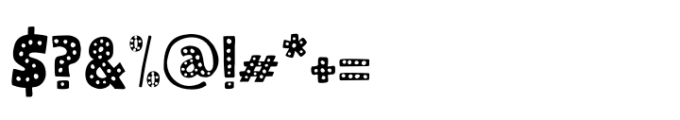 Public Secret Dots Regular Font OTHER CHARS