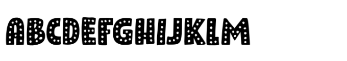 Public Secret Dots Regular Font UPPERCASE