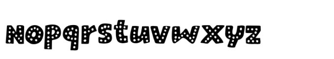 Public Secret Dots Regular Font LOWERCASE