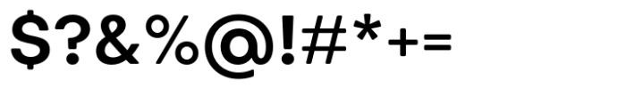 Publica Sans Round Medium Font OTHER CHARS