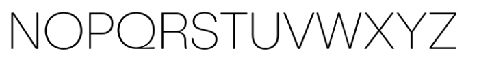 Publica Sans Round Thin Font UPPERCASE