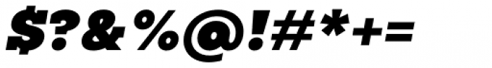 Publica Slab Black Italic Font OTHER CHARS