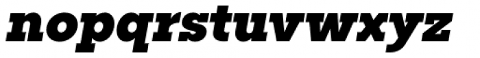 Publica Slab Extra Bold Italic Font LOWERCASE