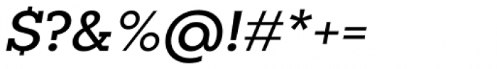 Publica Slab Regular Italic Font OTHER CHARS