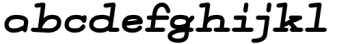 Puchiflit Bold Italic Font LOWERCASE