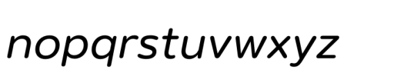 Puck Book Italic Font LOWERCASE