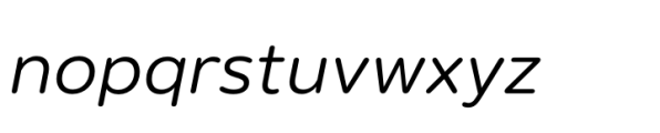 Puck Light Italic Font LOWERCASE