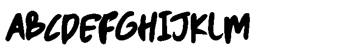 Puckers Font UPPERCASE
