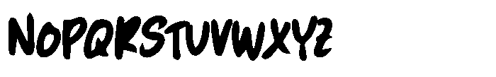 Puckers Font UPPERCASE