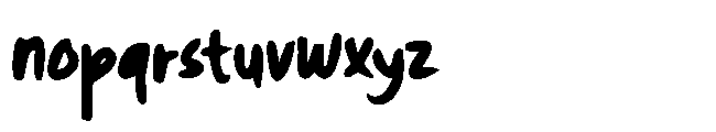 Puckers Font LOWERCASE