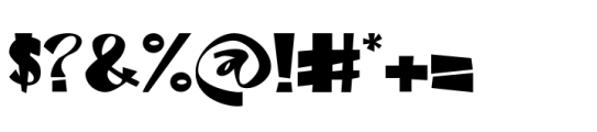 Puckiss Font OTHER CHARS