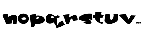 Puckiss Font LOWERCASE