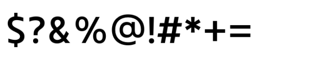Pudsey Regular Font OTHER CHARS