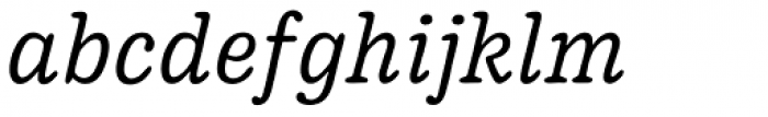 Pueblito Light Italic Font LOWERCASE