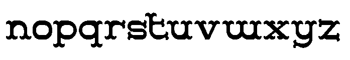 Pueblo Trails Font LOWERCASE