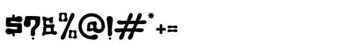 Puffsy Round Font OTHER CHARS