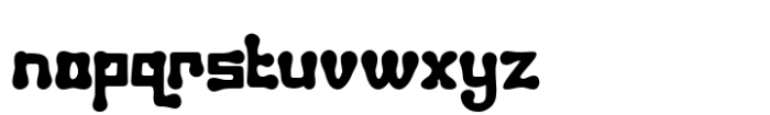 Puffsy Round Font LOWERCASE