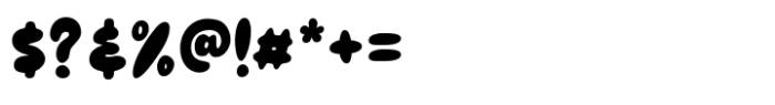Puffy Delight Font OTHER CHARS
