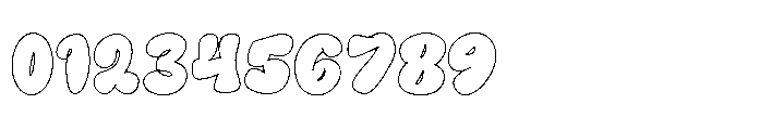 Puffy Play Outline Font OTHER CHARS