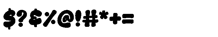 Puffy Play Regular Font OTHER CHARS