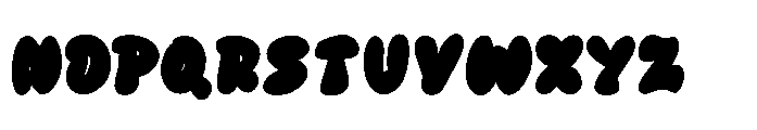 Puffy Play Regular Font UPPERCASE
