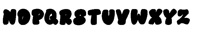 Puffy Play Regular Font LOWERCASE