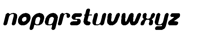 Pufilo Tropic Italic Font LOWERCASE