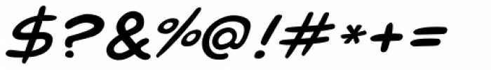 Pugnax Italic Font OTHER CHARS
