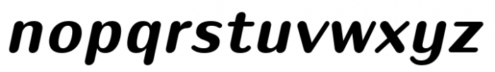 Puipui Bold Italic Font LOWERCASE