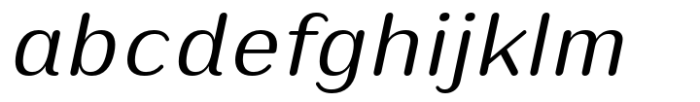 Puipui Italic Font LOWERCASE