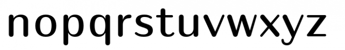 Puipui Medium Font LOWERCASE