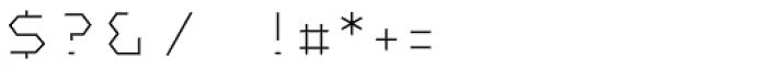 Pullman Layer Font OTHER CHARS