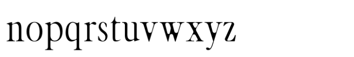 Pulmer Round Font LOWERCASE